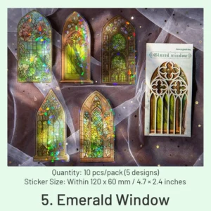 glazed window series vintage glass window 12
