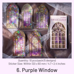 glazed window series vintage glass window 13