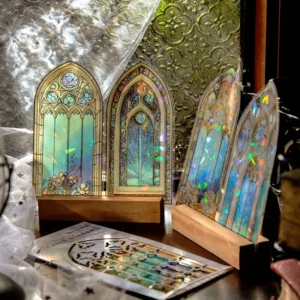 glazed window series vintage glass window 6