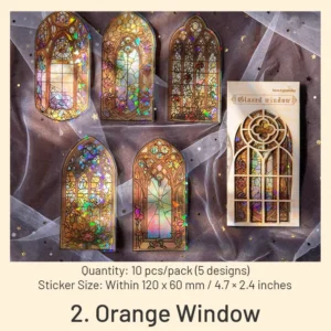 glazed window series vintage glass window 9