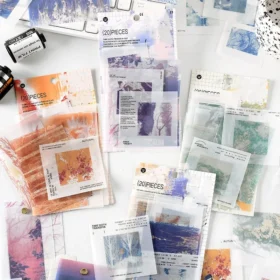Glimpse Vintage Scenery Scrapbook Parchment Paper
