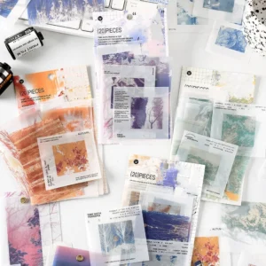 Glimpse Vintage Scenery Scrapbook Parchment Paper