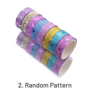 glitter washi tape set 7