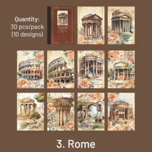 global travel material paper notebook 10