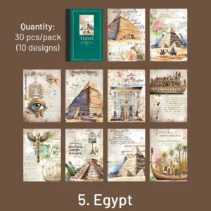 global travel material paper notebook 12