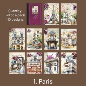 global travel material paper notebook 8