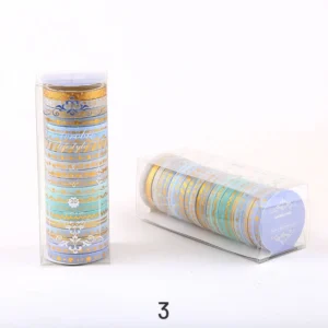 gold foil divider washi tape set 11