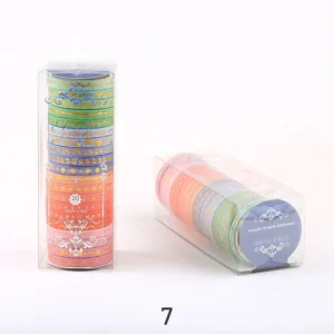 gold foil divider washi tape set 15