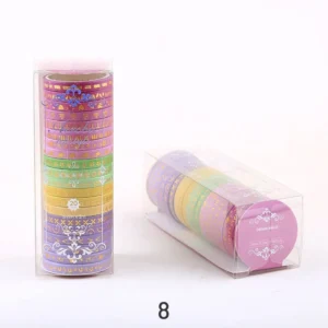 gold foil divider washi tape set 16
