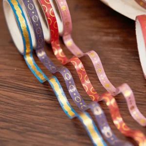 gold foil divider washi tape set 6