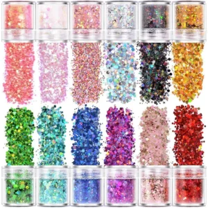 Hologram Glitter Pentagram Decorative Sequins hologram glitter pentagram decorative sequins 3