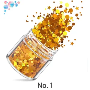 Hologram Glitter Pentagram Decorative Sequins hologram glitter pentagram decorative sequins 5