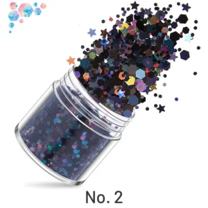 Hologram Glitter Pentagram Decorative Sequins hologram glitter pentagram decorative sequins 6