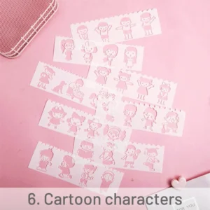 lace ruler pattern handpainted mold 10