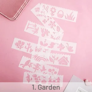 lace ruler pattern handpainted mold 5