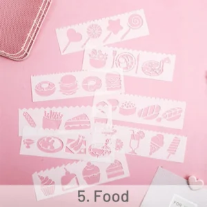 lace ruler pattern handpainted mold 9