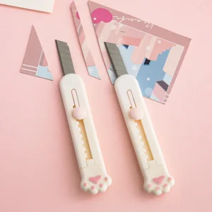 mini cute cat paw utility knife 4