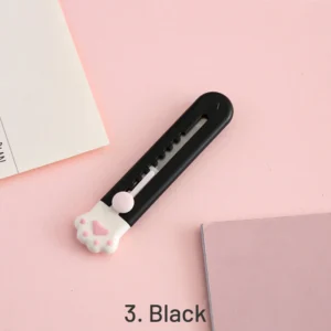 mini cute cat paw utility knife 8
