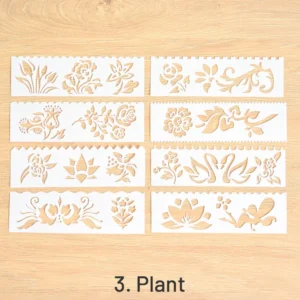 multipurpose hollow ruler coloring painting template 7