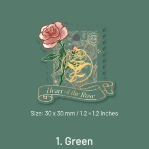 rose theme hollow metal bookmark book 9