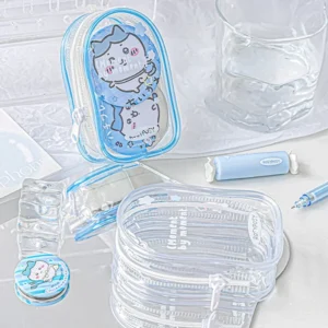 transparent mini office supplies kit carrying 11