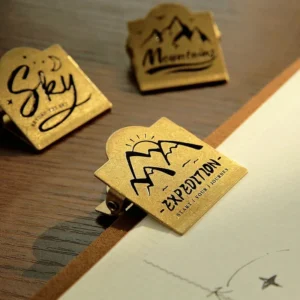 vintage brass clip journal stationery clip 4