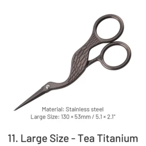 vintage crane scissors 10