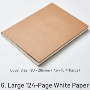 vintage drawing doodle blank sketchbook notebook sku 6