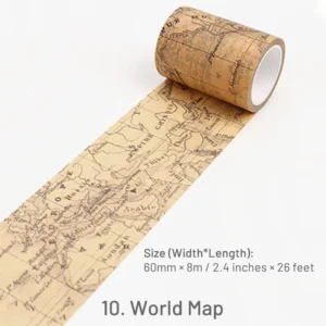 vintage english text washi tape 16