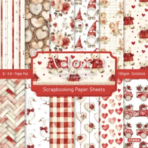 24pcs 6 Adore Scrapbook Paper Cardstock 00
