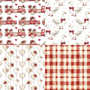 24pcs 6 Adore Scrapbook Paper Cardstock 03
