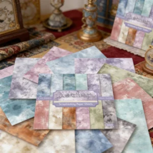 Sumflying Aether 24PCS Scrapbook Paper & Cardstock 24pcs 6 Aether Scrapbook Paper Cardstock 03