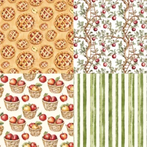 Sumflying Basket 24PCS Scrapbook Paper & Cardstock 24pcs 6 Basket Scrapbook Paper Cardstock 02