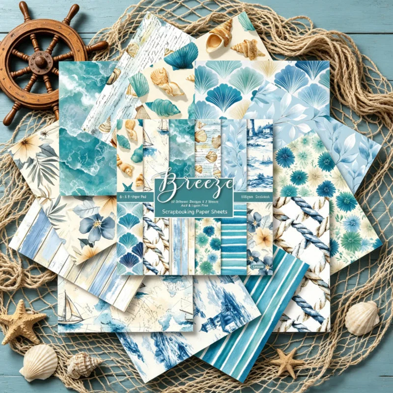 24pcs 6 Beach Scrapbook Paper Cardstock 1 03 24pcs 6 Beach Scrapbook Paper Cardstock 1 03