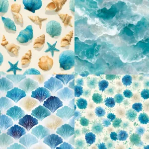 Sumflying Beach 24PCS Scrapbook Paper & Cardstock 24pcs 6 Beach Scrapbook Paper Cardstock 1 05
