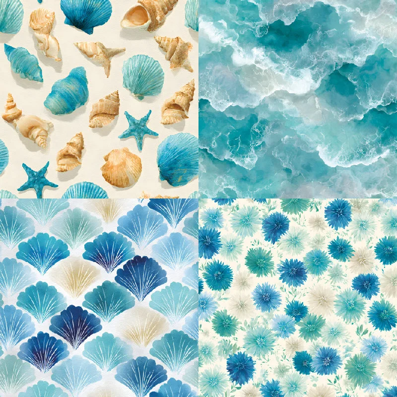 24pcs 6 Beach Scrapbook Paper Cardstock 1 05 24pcs 6 Beach Scrapbook Paper Cardstock 1 05