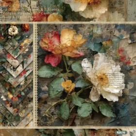 Sumflying Beautiful Flowers 24PCS Scrapbook Paper & Cardstock