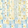 24pcs 6 Bee Check Scrapbook Paper Cardstock 00