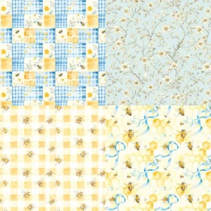 Sumflying Bee Check 24PCS Scrapbook Paper & Cardstock 24pcs 6 Bee Check Scrapbook Paper Cardstock 04