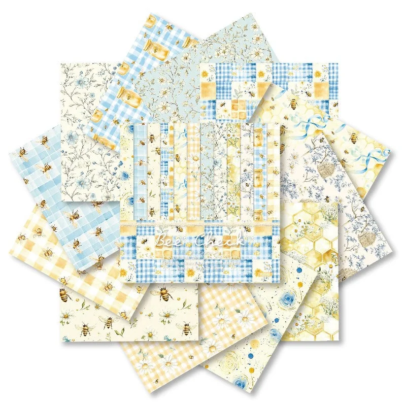 24pcs 6 Bee Check Scrapbook Paper Cardstock 07 24pcs 6 Bee Check Scrapbook Paper Cardstock 07
