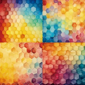 24pcs 6 Beehive Scrapbook Paper Cardstock 01