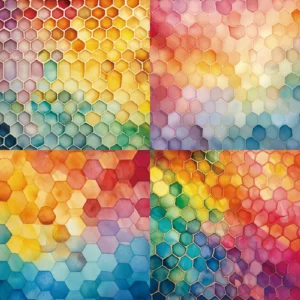 Sumflying Beehive 24PCS Scrapbook Paper & Cardstock 24pcs 6 Beehive Scrapbook Paper Cardstock 03