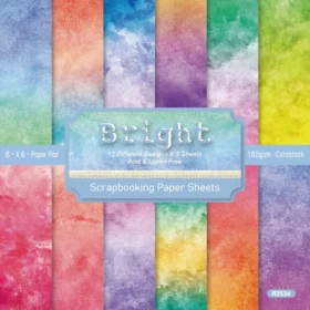 Sumflying Bright 24PCS Scrapbook Paper & Cardstock