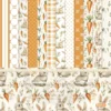 24pcs 6 Bunny Carrot Scrapbook Paper Cardstock 00