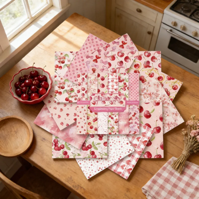 24pcs 6 Cherry Scrapbook Paper Cardstock 2 03 24pcs 6 Cherry Scrapbook Paper Cardstock 2 03