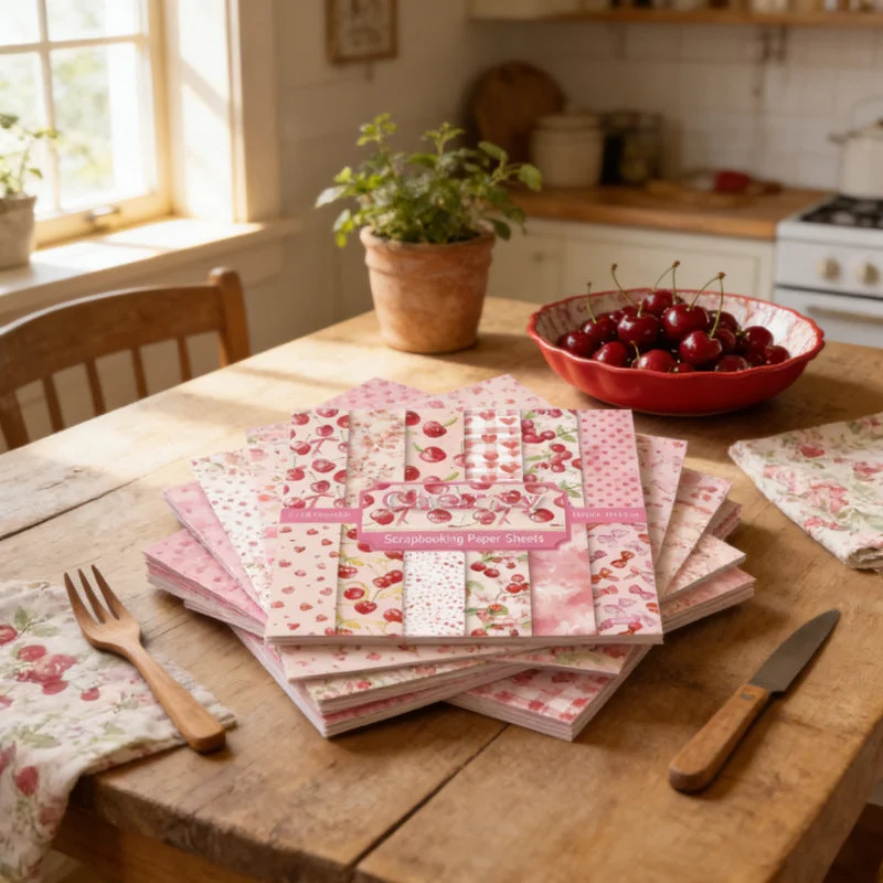 24pcs 6 Cherry Scrapbook Paper Cardstock 2 04 24pcs 6 Cherry Scrapbook Paper Cardstock 2 04