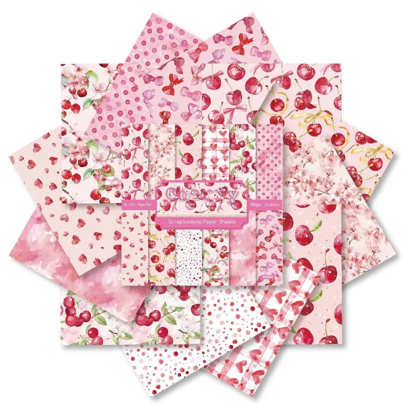 24pcs 6 Cherry Scrapbook Paper Cardstock 2 08 24pcs 6 Cherry Scrapbook Paper Cardstock 2 08