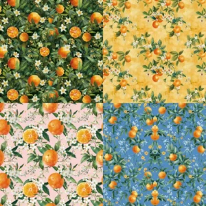 24pcs 6 Citrus Scrapbook Paper Cardstock 01