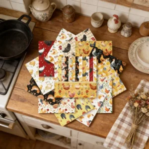 Sumflying Cluck Bloom 24PCS Scrapbook Paper & Cardstock 24pcs 6 Cluck Bloom Scrapbook Paper Cardstock 04