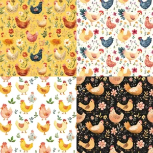 Sumflying Cluck Bloom 24PCS Scrapbook Paper & Cardstock 24pcs 6 Cluck Bloom Scrapbook Paper Cardstock 05